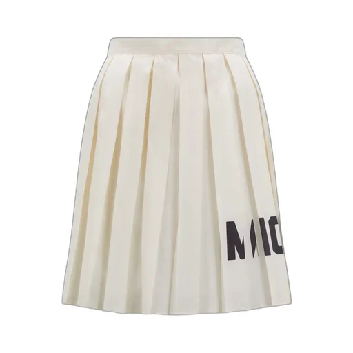 Pleated Taffeta Skirt