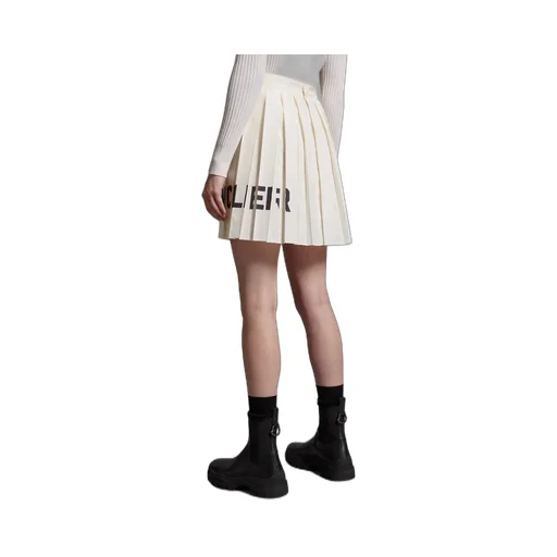 Pleated Taffeta Skirt