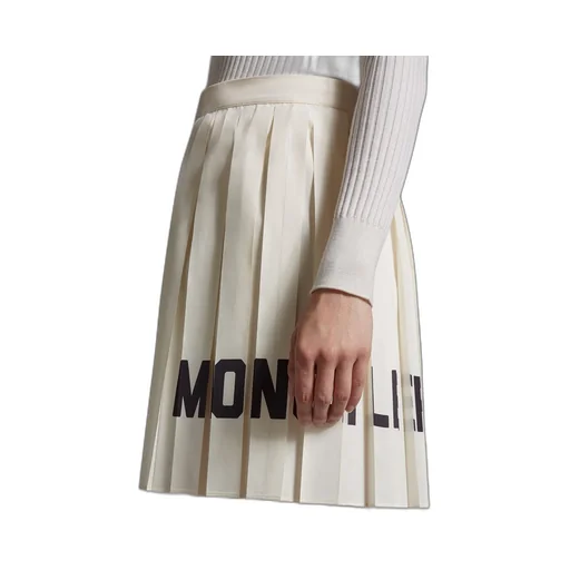 Pleated Taffeta Skirt