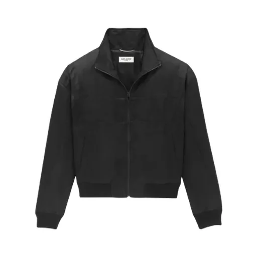 Saint Laurent Zip-Up Teddy Jacket