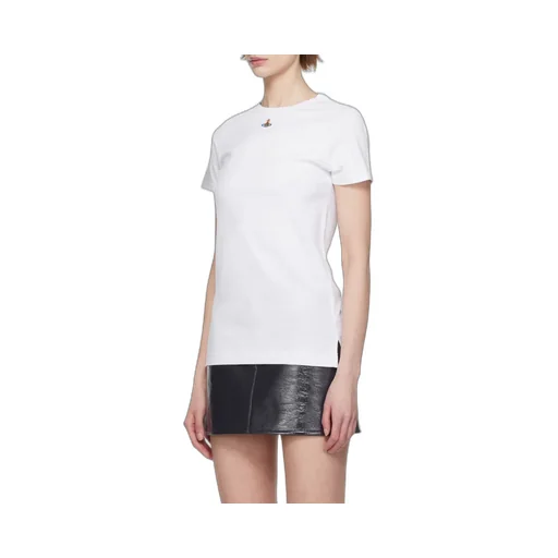 Vivienne Westwood Orb Logo-Embroidered Crewneck T-Shirt