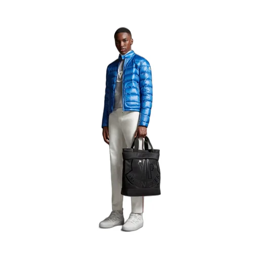 Moncler Logo Printed Top Handle Bag