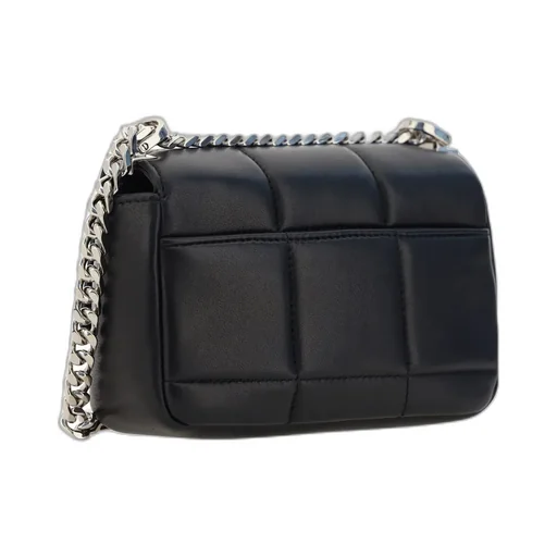 Dsquared2 Logo-Plaque Quilted Chain-Linked Crossbody Bag