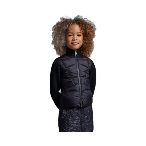 Moncler Enfant High-Neck Ribbed Zipped Padded Jacket