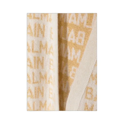 Logo-Intarsia Belted Cardigan