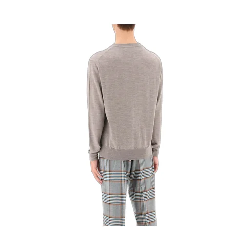 Vivienne Westwood Orb Embroidered Crewneck Knitted Jumper