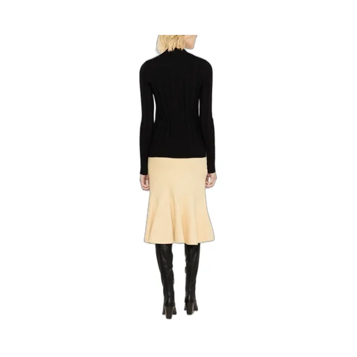 Stella Mccartney Crewneck Asymmetric-Hem Knitted Jumper