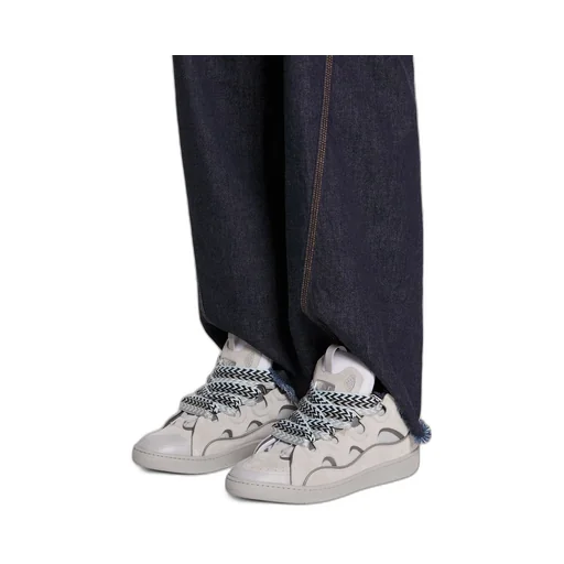 Curb Chunky Leather Sneakers