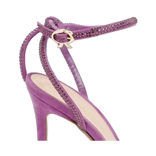 Gianvito Rossi Plexi Embellished Pumps