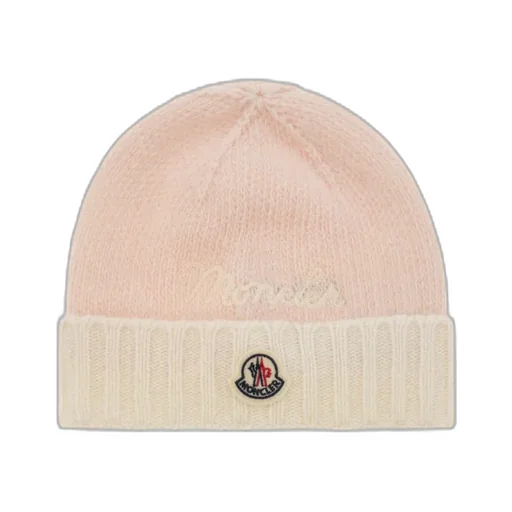 Moncler Enfant Logo Patch Beanie