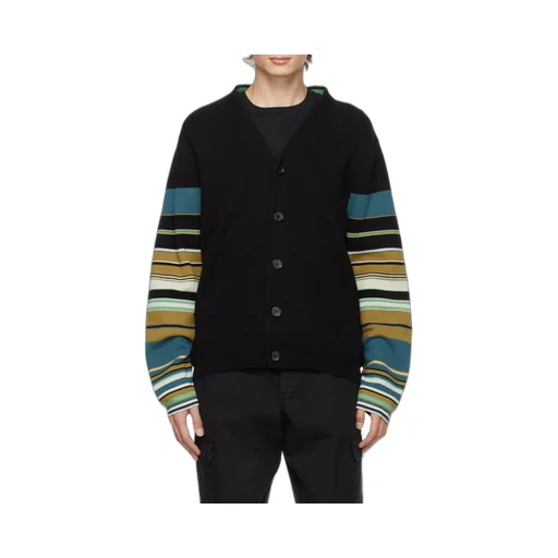 Stripe-Print Cardigan