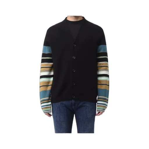 Stripe-Print Cardigan