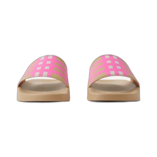 Vintage Check-Print Slides