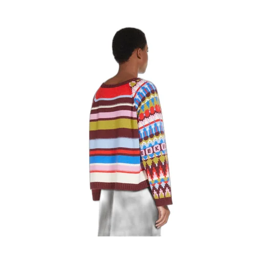 Spliced Knitted Sweater