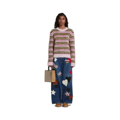 Museo Colour-Block Leather Tote Bag