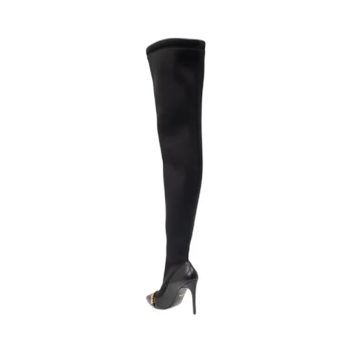 Embossed-Logo 110Mm Leather Boots