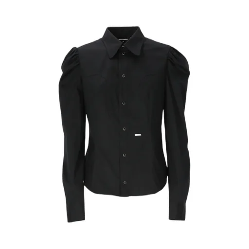 Dsquared2 Logo-Plaque Button-Up Shirt