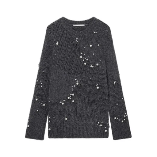 Stella Mccartney Embellished Crewneck Long-Sleeved Jumper