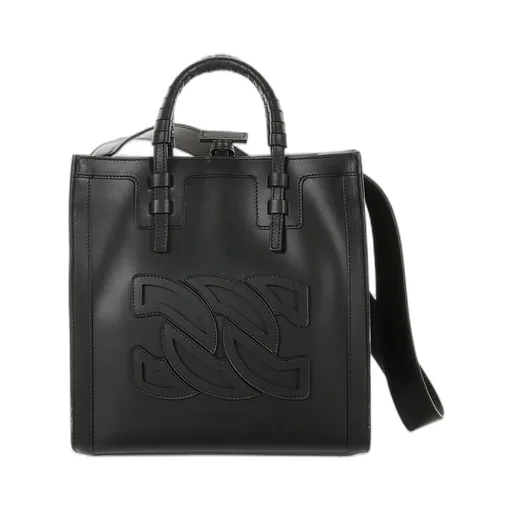 Casadei Beauriva Logo-Patch Shopper Bag