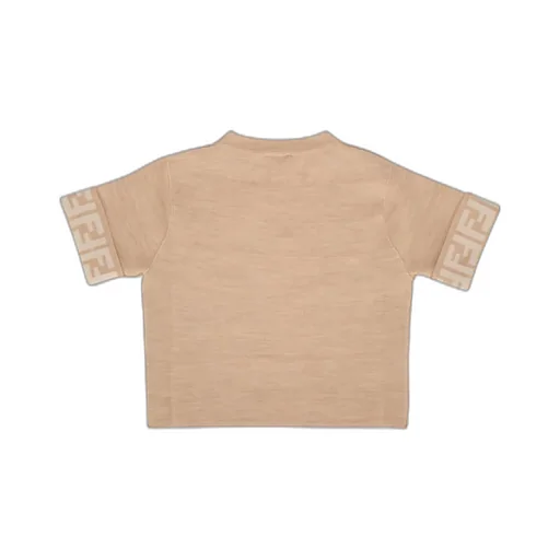 Fendi Kids Crewneck Short-Sleeved Jumper