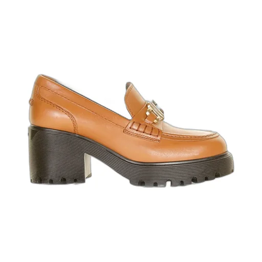 Hogan Logo Buckled Slip-On Loafers
