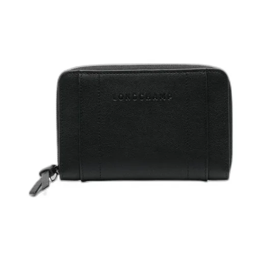 Debossed-Logo Leather Wallet