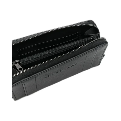 Debossed-Logo Leather Wallet