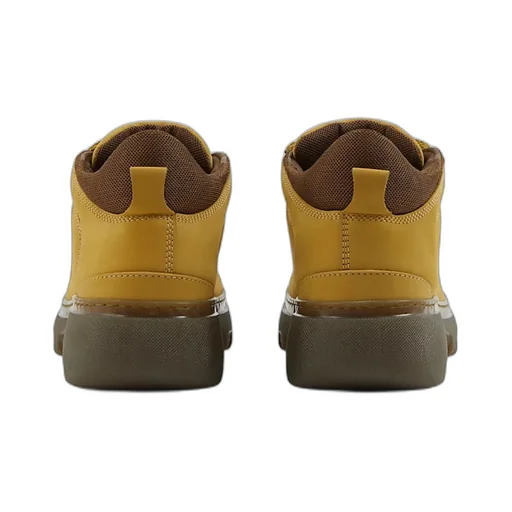 Burberry Round-Toe Lace-Up Ankle Boots