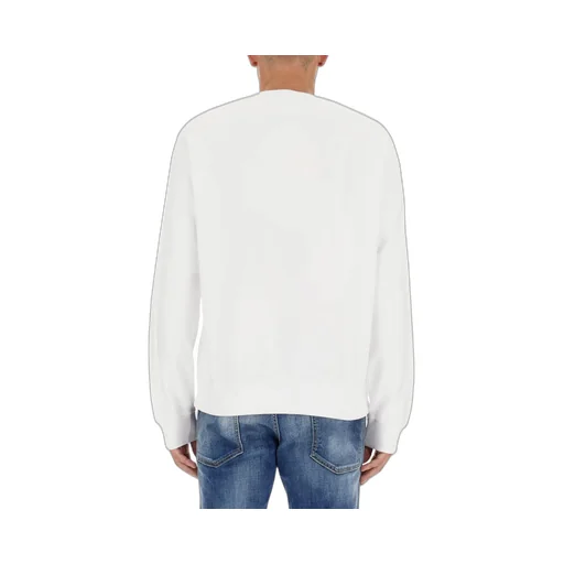 Dsquared2 Pac-Man Logo Printed Crewneck Sweatshirt