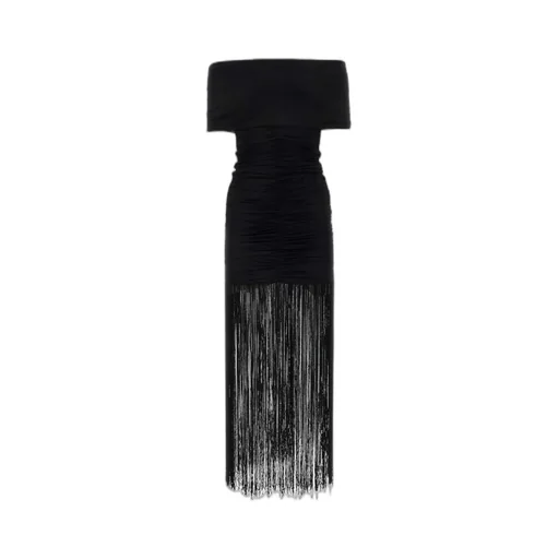 Khaite Jacinta Off-Shoulder Ruched Dress