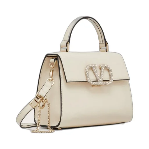 Valentino Vsling Logo Embellished Small Top Handle Bag
