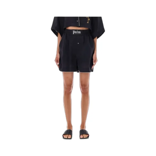Palm Angels Logo Patch Elastic Waist Boxer Shorts