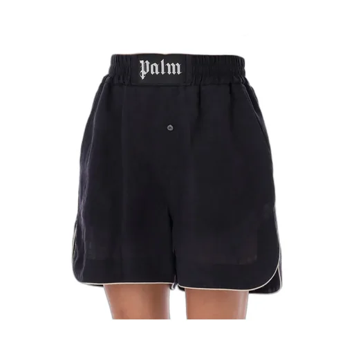 Palm Angels Logo Patch Elastic Waist Boxer Shorts
