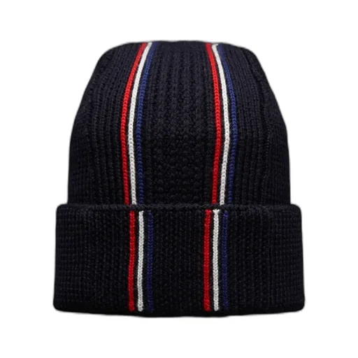 Moncler Logo Patch Knitted Beanie