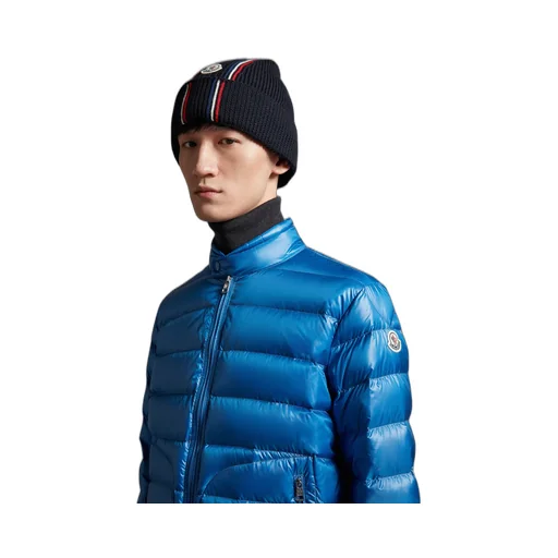 Moncler Logo Patch Knitted Beanie