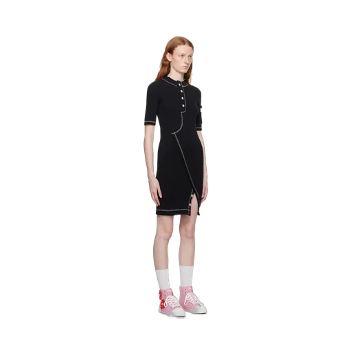 Rib Knitted Stretch Dress