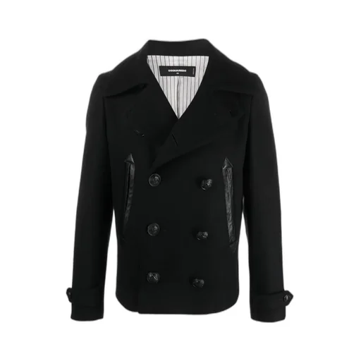 Dsquared2 Double-Breasted Sailor Peacoat