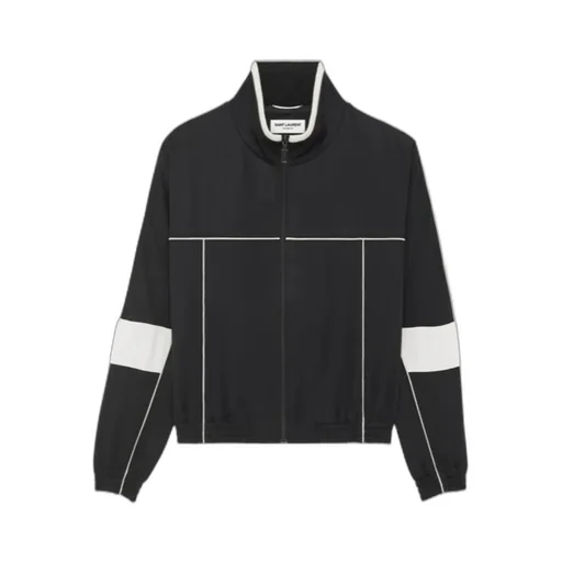 Saint Laurent Teddy Jacket In Satin Crepe