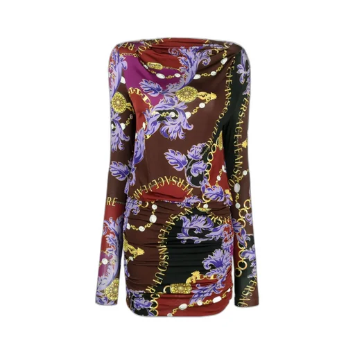 Barocco-Print Minidress