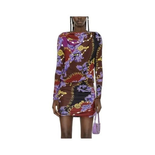 Barocco-Print Minidress