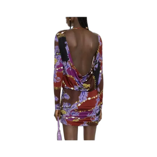 Barocco-Print Minidress