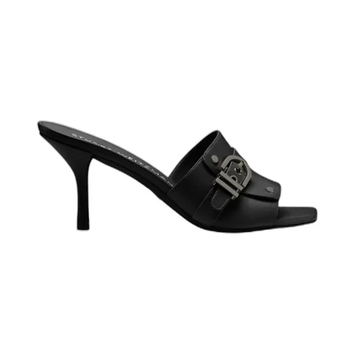 Square-Headed High-Heeled Sandals