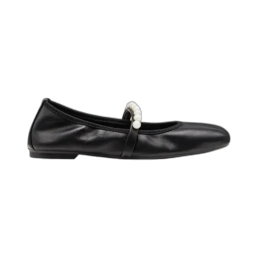 Stuart Weitzman Goldie Embellished Ballet Flats
