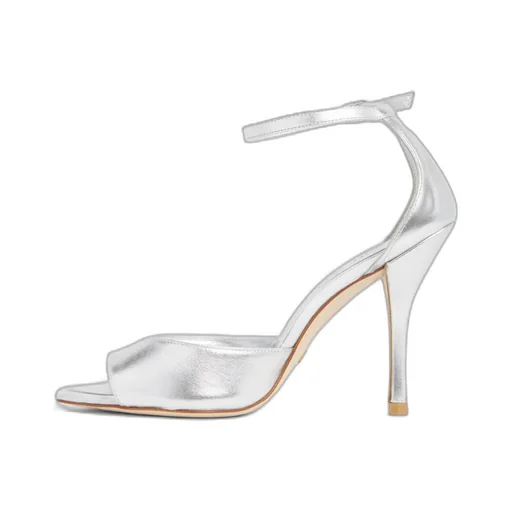 Stuart Weitzman Nudist Pointed-Toe Heeled Sandals