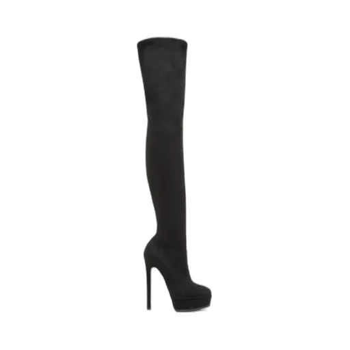 Flora 140Mm Above-Knee Platform Boots