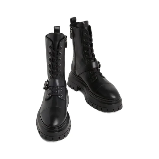 Stuart Weitzman Maverick Bedford Lace-Up Boots