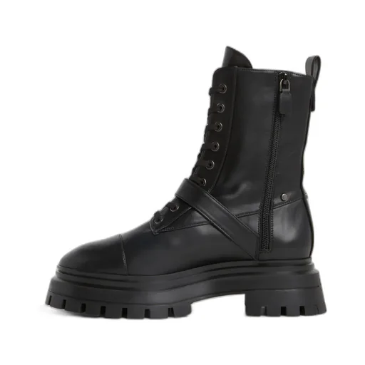 Stuart Weitzman Maverick Bedford Lace-Up Boots