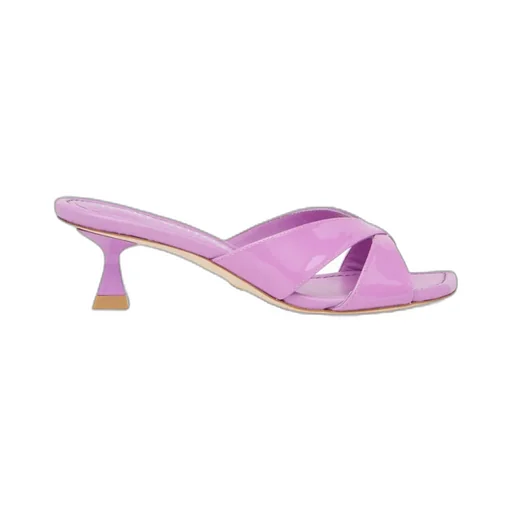 Open-Toed Cross-Band Slippers