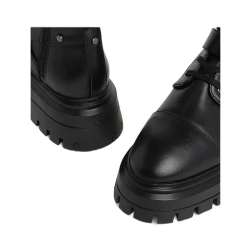 Stuart Weitzman Maverick Bedford Lace-Up Boots