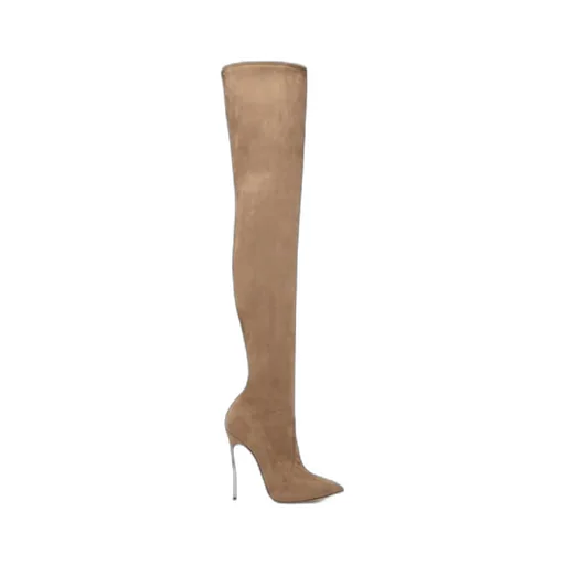 115Mm Blade Suede Boots
